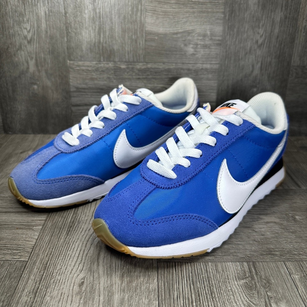 Nike Pacific Sneakers Women 6 Blue Nylon Suede Gum Sole Retro NEW HM4771-401 - Picture 3 of 8